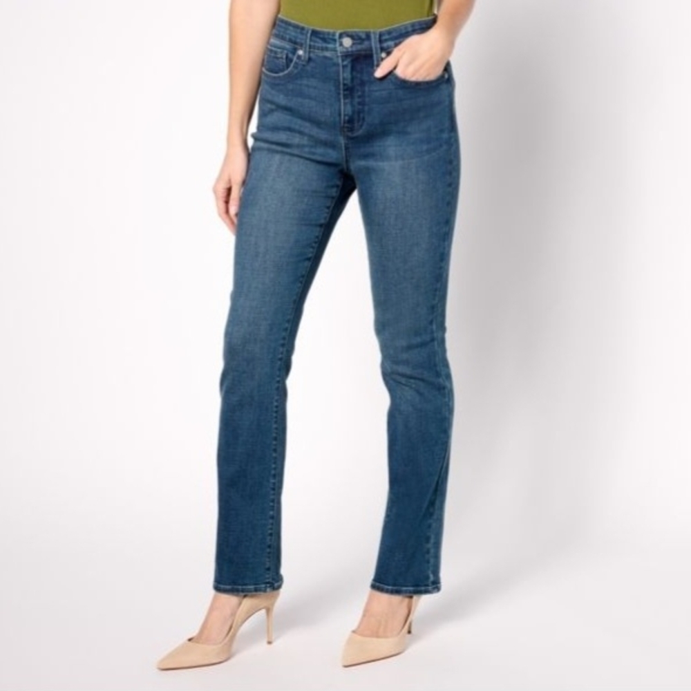 NYDJ High Rise Billie Mini Bootcut Jean Size 28 W
